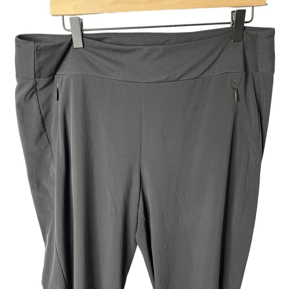 Athleta Soho Lined Joggers Black Size 16 Athleisure Athletic Style 777555 - Picture 4 of 11